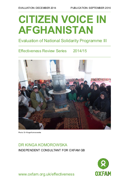 Citizen voice afghanistan effectiveness review 210916 en png