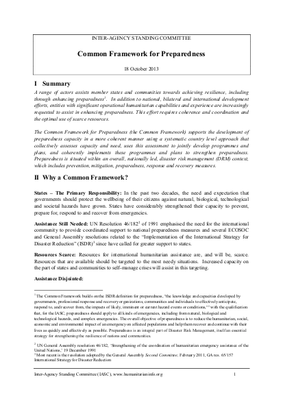 Common framework for preparedness oct2013 png