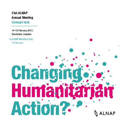 Changing Humanitarian Action? Concept Note | ALNAP