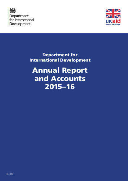 Dfid annual report accounts 201516 0 png