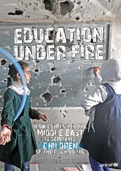 Education under fire png