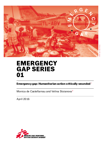 Emergency gap series 1 humanitarian action critically wounded april 2016  png