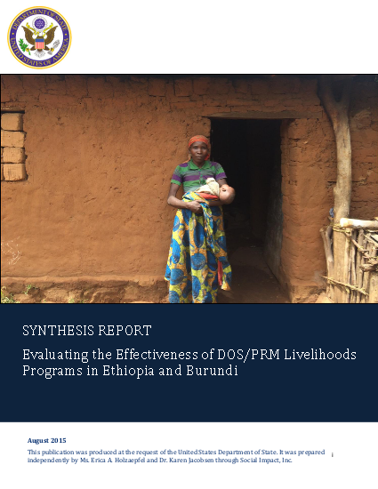 Evaluating the effectiveness of dos prm livelihoods png