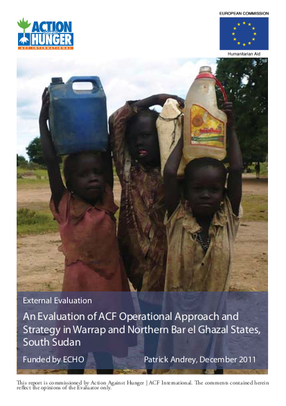 Evaluation of acf operational approach and strategy in south sudan 2011 0 png