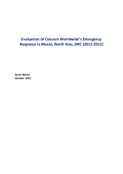 Evaluation of concern worldwides emergency response in masisi north kivu drc 0 png