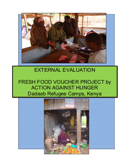 Evaluation of the acf fresh food voucher project dadaab kenya png