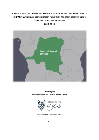 Evaluation of the sida strategic support to disaster prevention and early recovery in the drc 05 04 2017 png