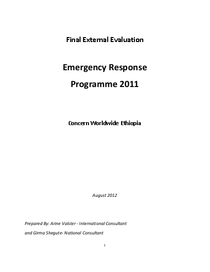 Evaluation report ethiopia 2011 emergency program final png