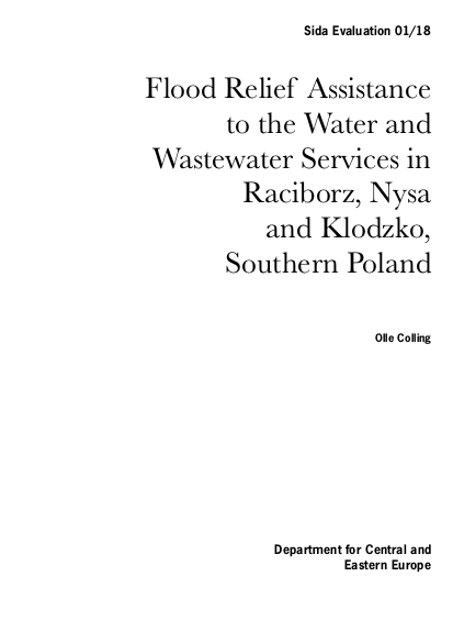 Flood relief assistance to the wastewater services png