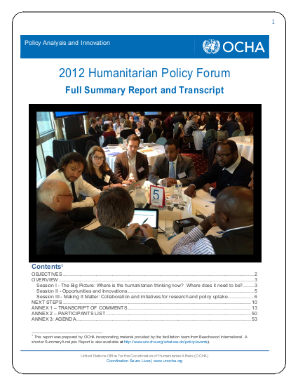 Full report ocha 2012 humanitarian policy forum png