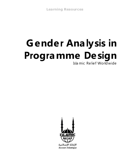 Gender analysis in programme design 2 png
