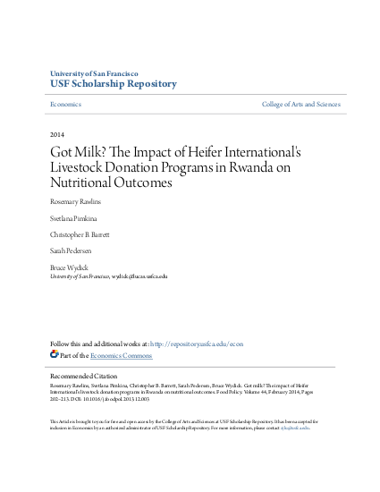 Got milk the impact of heifer internationals livestock donation png
