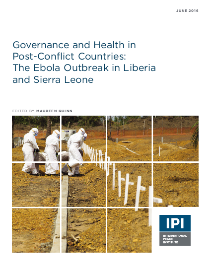Governance and health post ebola png
