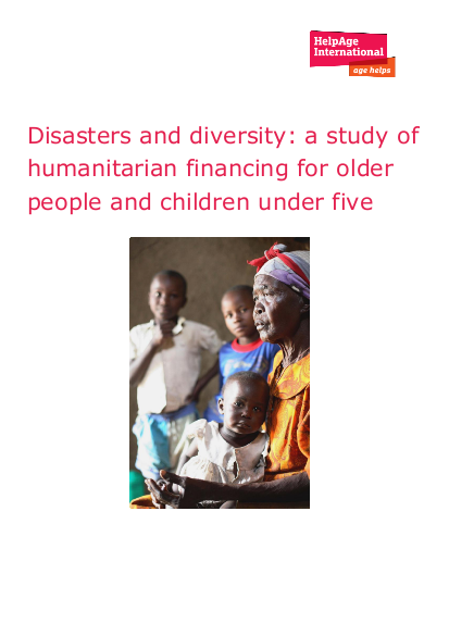 Disasters and diversity: a study of humanitarian financing for older ...
