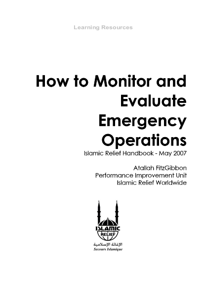 How to monitor and evaluate emerg ops png