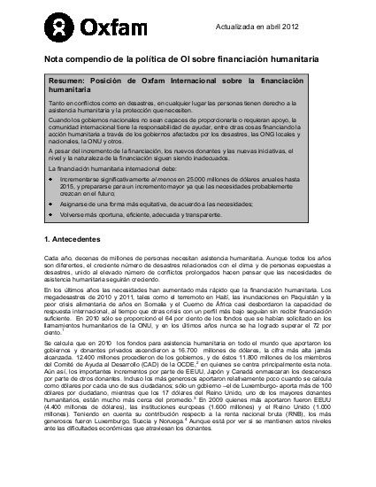 Hpn humanitarian funding 010412 es png
