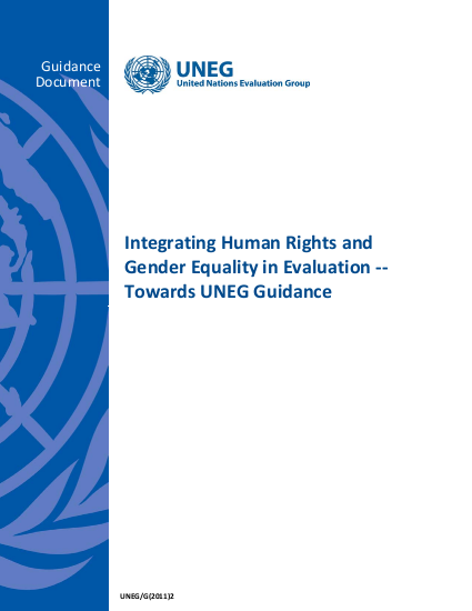 Integrating Human Rights and Gender Equality in Evaluation | ALNAP