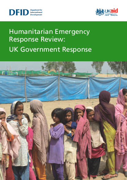 Emergency Rspi The UK Government Response to the Humanitarian Emergency Response ...