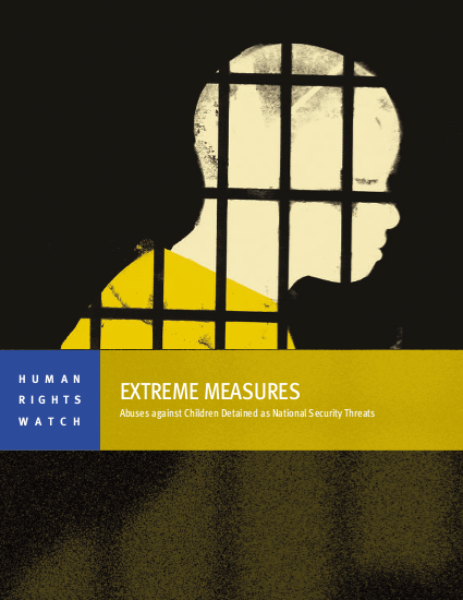Human rights watch extreme measuresdetained0716web png