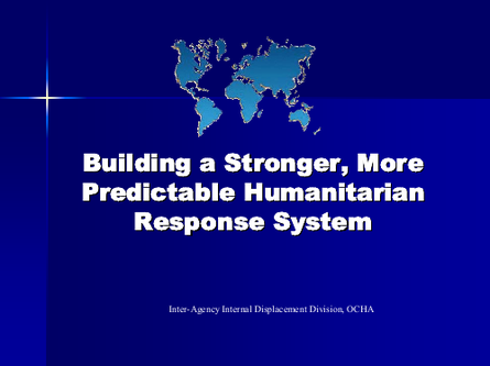 Humanitarian reform ocha png