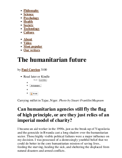 Humanitarianism is broken but it can be fixed %E2%80%93 paul currion %E2%80%93 aeon png
