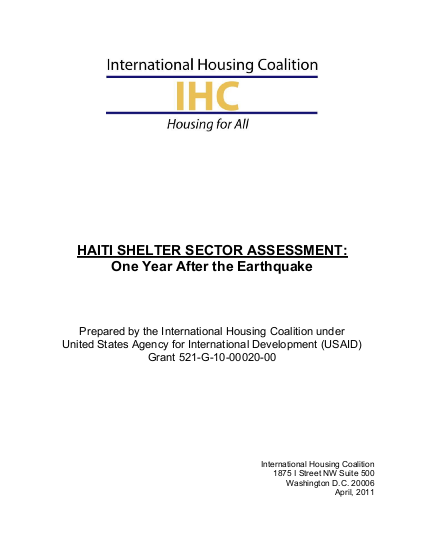 Ihc haiti shelter sector assessment png