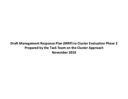 Inter agency management response plan %28mrp%29 to cluster evaluation phase 2 png