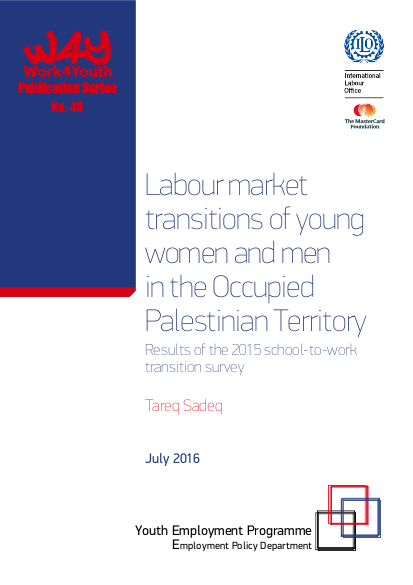 Labour market transitions palestine png