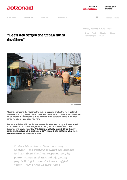 Let%E2%80%99s not forget the urban slum dwellers actionaid png