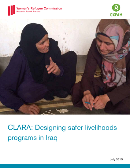 Livelihoods in emergencies iraq assessment 2015 web png