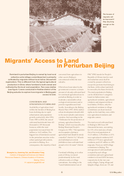 Migrants%27 access to land in periurban beijing png