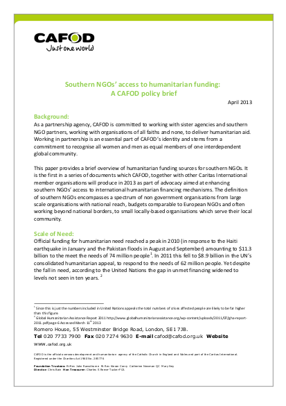 National ngos and humanitarian financing cafod briefing paper final april 2013 %284%29 png