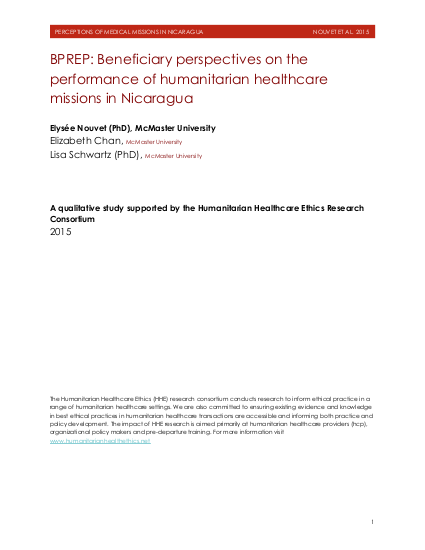 Nouvet et al perceptions humanitarian healthcarenicaragua png