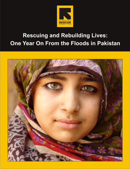 One year on from the floods in pakistan png