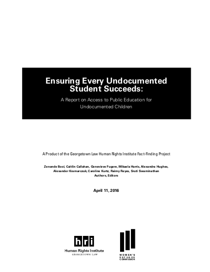 Public education for undocumented children png