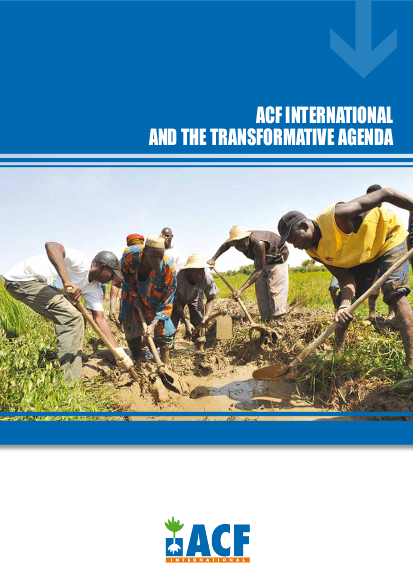 Acf Goals ACF International and the Transformative Agenda | ALNAP