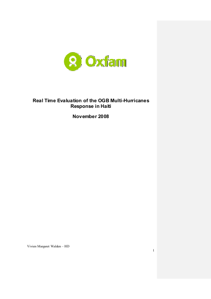 Real time evaluation of the haiti multifinalreport png