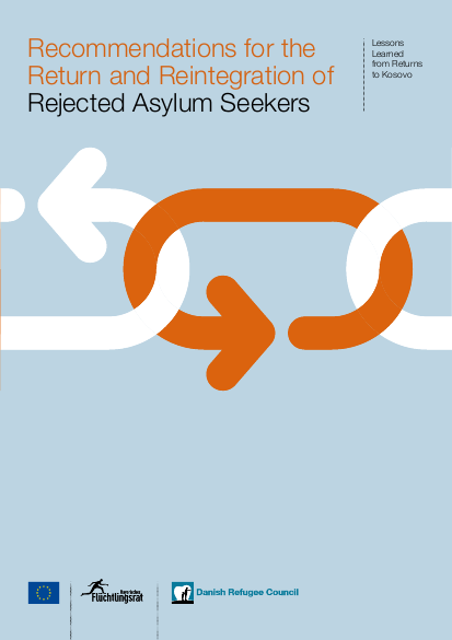 Recommendations for the return and reintegratiion of rejected asylum seekers png