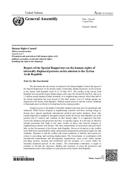 Report by special rapporteur human rights png