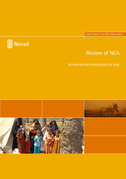 Review of nca humanitarian assistance to iraq png