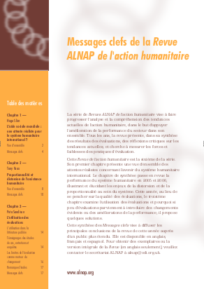 ALNAP Review of Humanitarian Action in 2005, Evaluation utilisation ...