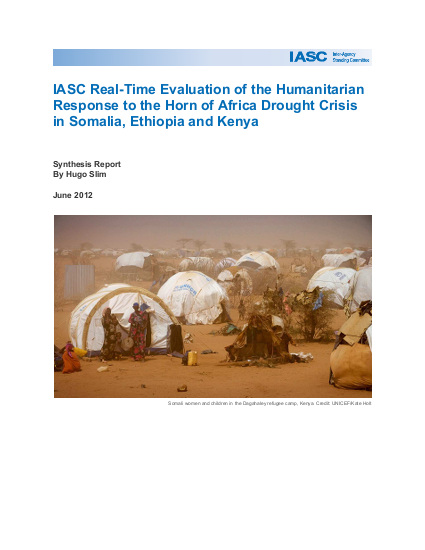 IASC Real-Time Evaluation of the Humanitarian Response to the Horn of ...