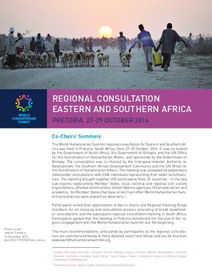 South and east africa co chairs report october2014 png