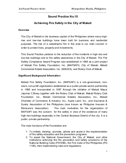 Sp10 mm fire safety in makati png