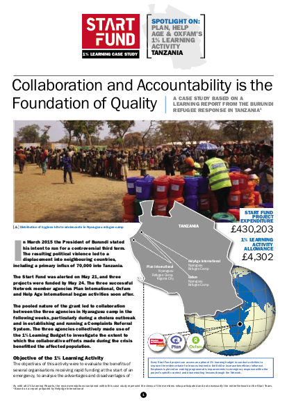 Start fund tanzania refugee lcs png