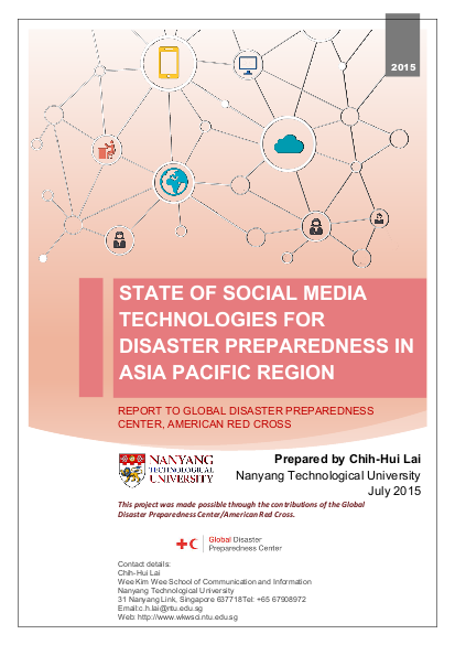 State of social media technologies for disaster preparedness in asia pacific region png