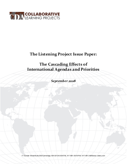The cascading effects of international agendas and priorities png