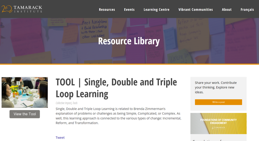 Single, double and triple loop learning | ALNAP
