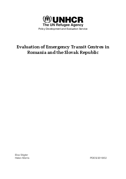 Unhcr 2016 3 evaluation of etc romania slovak rep main report png