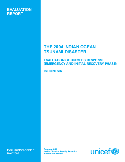 Unicef tsunami indonesia 2006report png